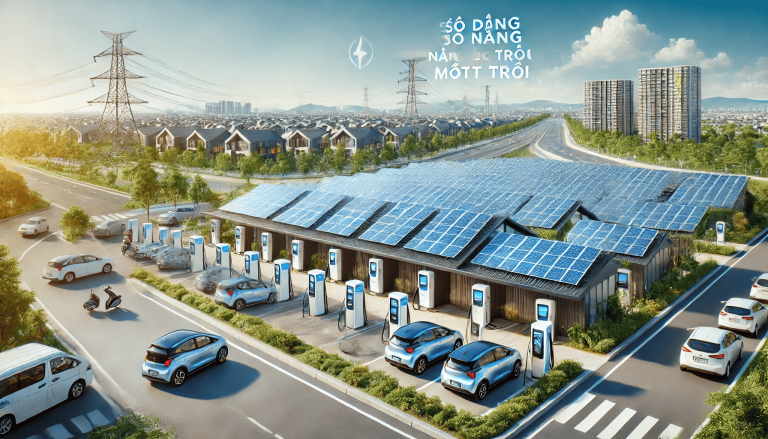 Ứng Dụng Của Điện Mặt Trời Cho Trạm Sạc Xe Điện Tại Việt Nam
