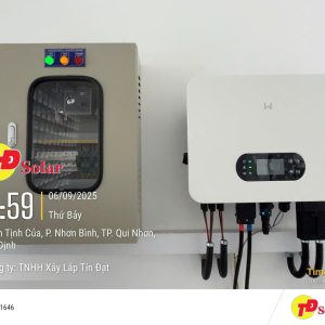 Inverter Hybrid GoodWe 8kW GW8000-ES-C10 Màn Hình LCD – Tín Đạt Solar