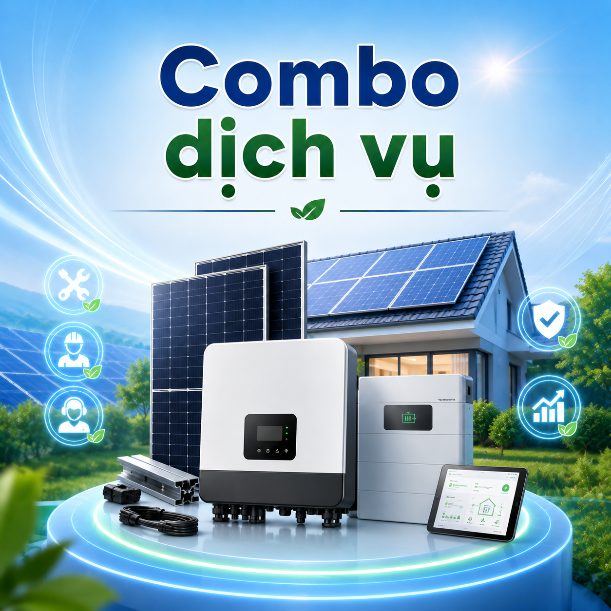 Combo thiết bị điện mặt trời